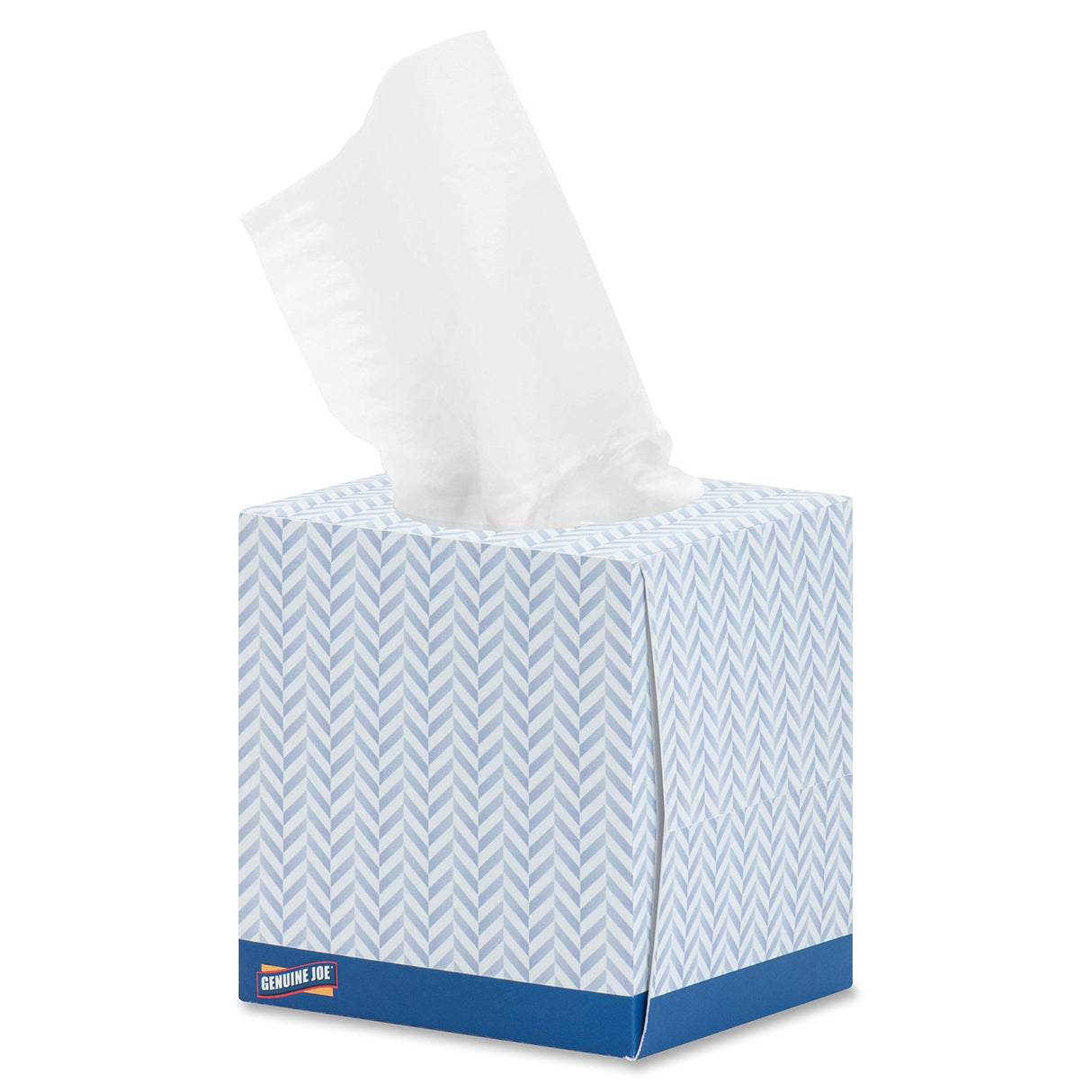Genuine Joe GJO26085 Cube Box Facial Tissue, 2-Ply, 85 per Box, White (Pack of 36)