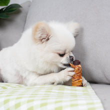 Load image into Gallery viewer, MON2SUN Rawhide Free Dog Treats, 3 Inch Triple Flavor Chicken Wrapped Duck and Beef Rolls for Small Dogs, Healthy Snacks, 21.16oz