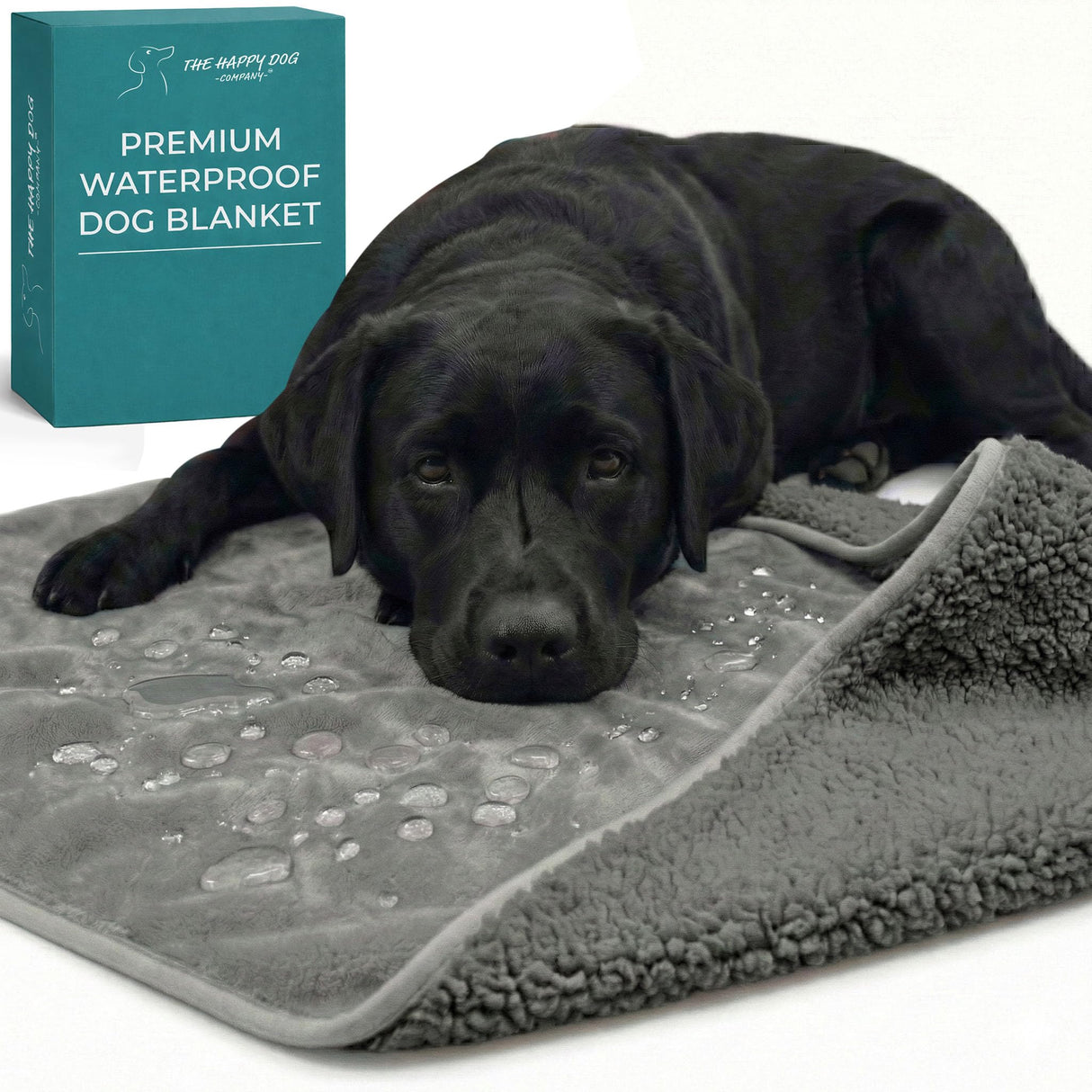 Waterproof Dog Blanket Washable β Dog Waterproof Blanket for Chair & Crate, Reversible Sherpa & Microfiber, Thick 460 GSM Dog Blanket Waterproof, 30x40