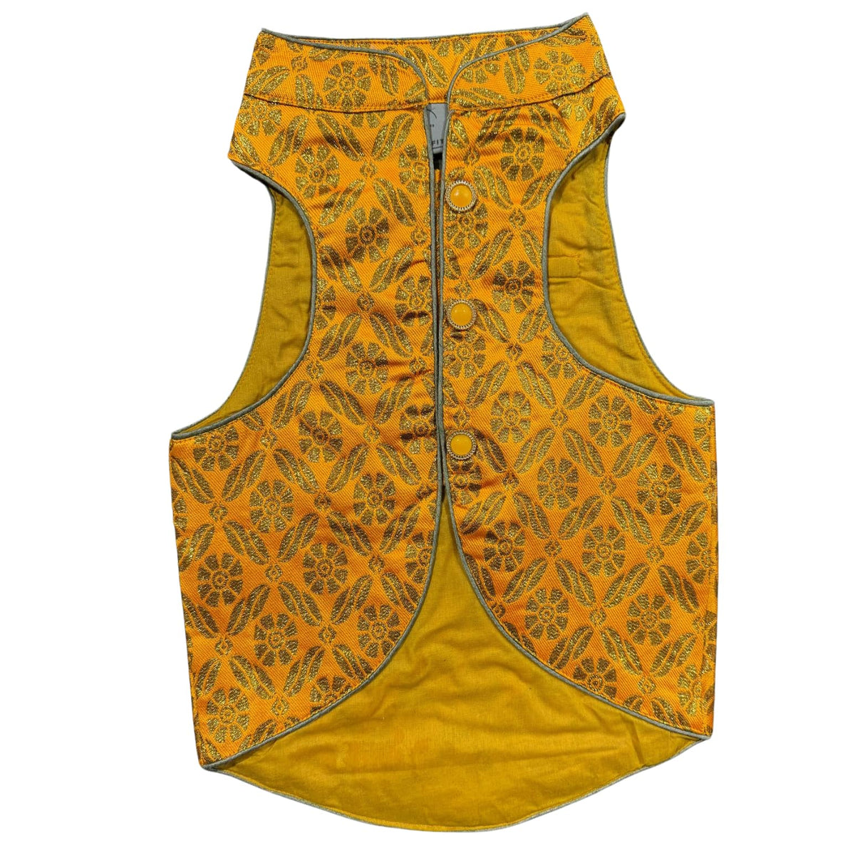 Waggy Fits Traditional Dog Sherwanis - Perfect for Weddings and Celebrations, Dog Clothes, pet cosutme, Indian pet Clothing, | Sunflower (5XL)