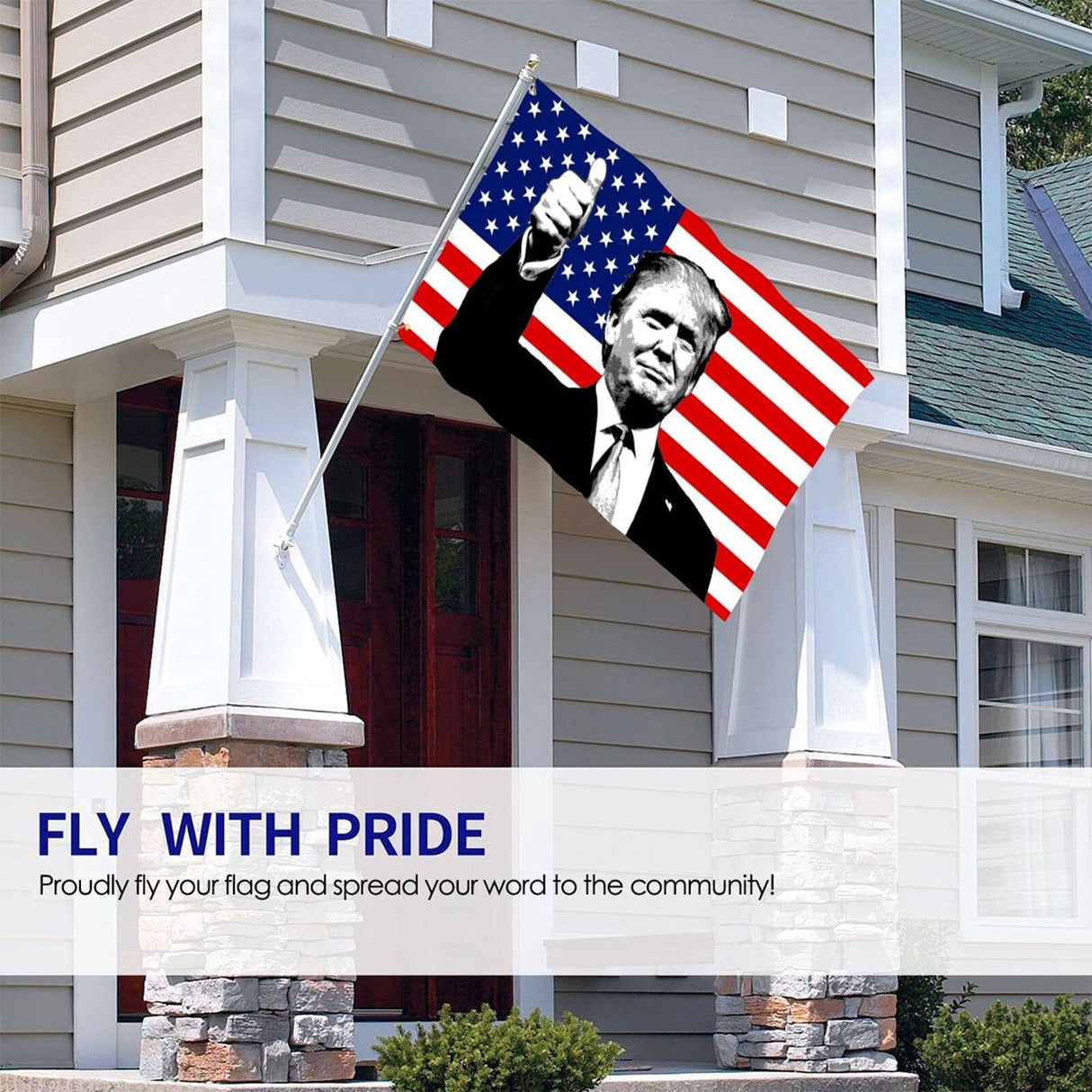 Double Sided Outdoor 3x5ft Flag Donald-Trump Very Good Home Garden Decoration Flag Durable Fade Resistant For All Weather Outdoor
