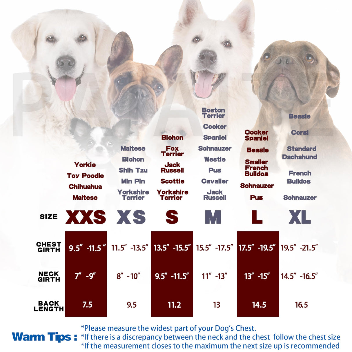 Reversible Warm Dog Coat with Hook and Loop Tape Straps: British-Style Plaid Jacket for Winter, Cozy Cold-Weather Vest for Small, Medium & Large Dogs ¨C Ideal for Snow and Outdoor Adventures Red M