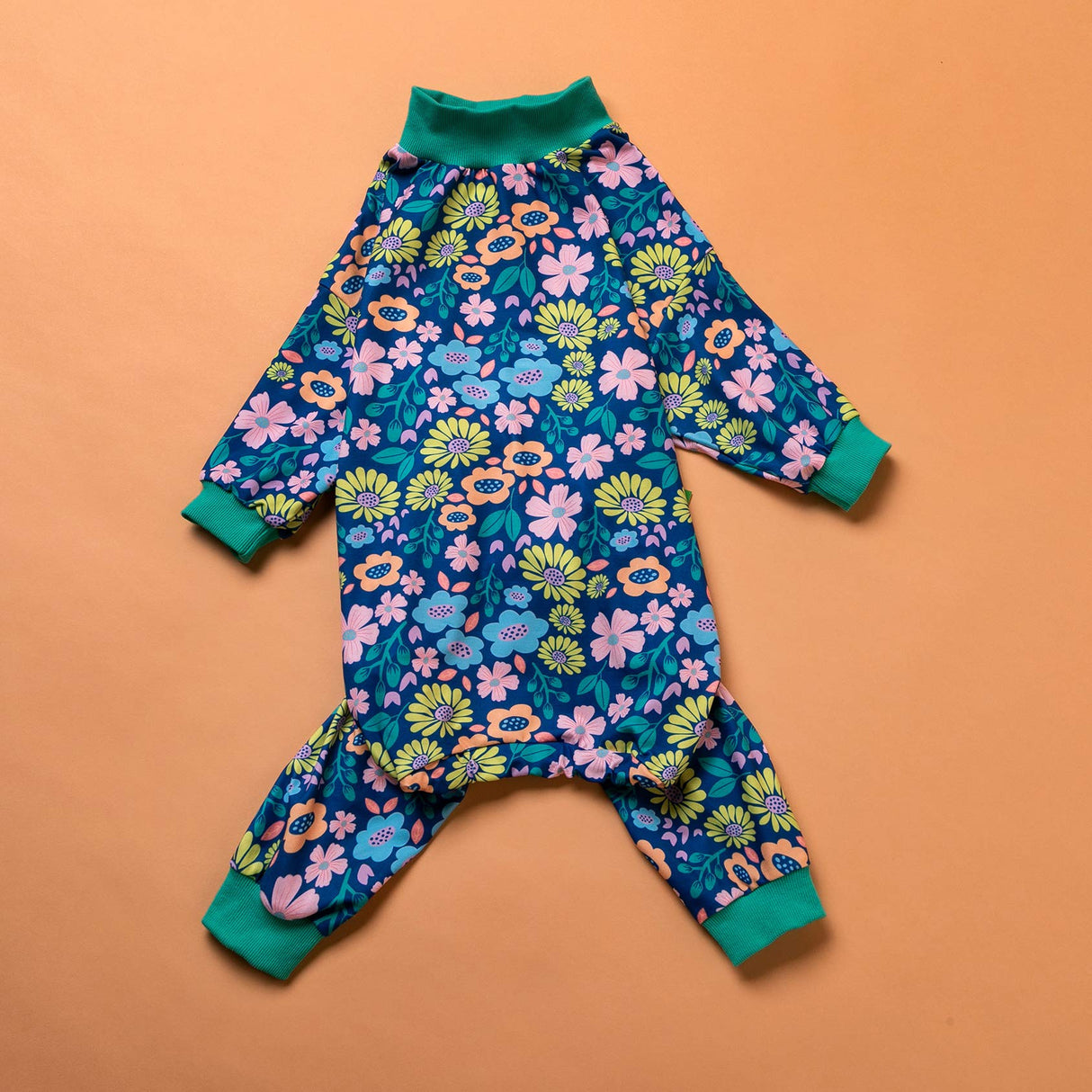 LovinPet Onsie for Dog After Surgery Big Dogs, Big Dog Clothes, Post Surgery Onesie, Lightweight Fabric Pitbull Dog Pullover Pajamas, Puppy Pajamas, Pitbull Clothes, Blue Green XL