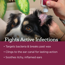 Load image into Gallery viewer, Vetality Medicated Otic Drops for Dog Ear Infection Treatment, 2 fl oz