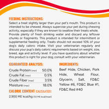 Load image into Gallery viewer, Good 'n' Fun Triple Flavor Ribs Chews for All Dogs, 24 Ounces, Treat Your Dog to Long-Lasting Chews Made with Beef Hide, Chicken and Pork Hide