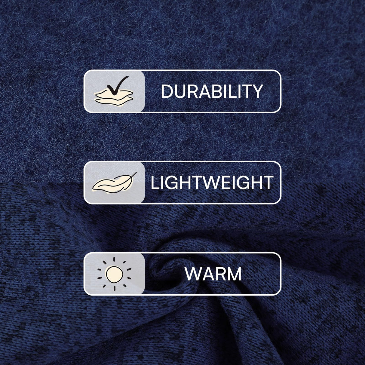 Queenmore Large Dog Sweater,Dog Fleece Sweater,Sweaters for Large Dogs,Sweatshirts for Dogs Girl Boy,Warm Soft Fleece Lining Crewneck Pet Winter Sweatshirts for Male Female Cats Puppy,Blue
