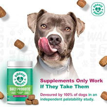 Load image into Gallery viewer, Doggie Dailies Probiotics for Dogs - Advanced Dog Probiotics with Prebiotics - Promotes Digestive Health - Supports Immune System and Overall Health (Duck) 225 Soft Chews
