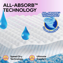 Load image into Gallery viewer, HONEY CARE All-Absorb Disposable Female Dog Diapers Small Size, Improved, 40 Count, Super Absorbent, Breathable, Wetness Indicator (Pack of 1, 40 Count Total)