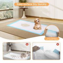 Load image into Gallery viewer, Pee Pads for Dogs & Cats 31"x55" , Puppy Pads Extra Large, Disposable Thicken Pet Training Pads for Doggie Rabbits, Incontinence Underpads Ultra Absorbent & Quick-Dry, Leakproof Potty Pad 40 Count