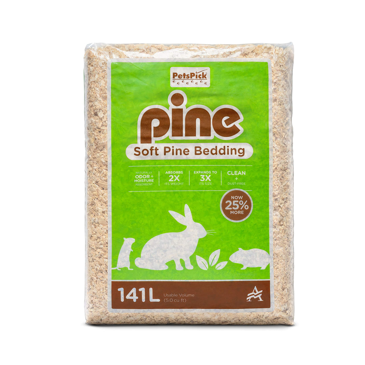 PETSPICK Pine Small Pet Bedding, 141L