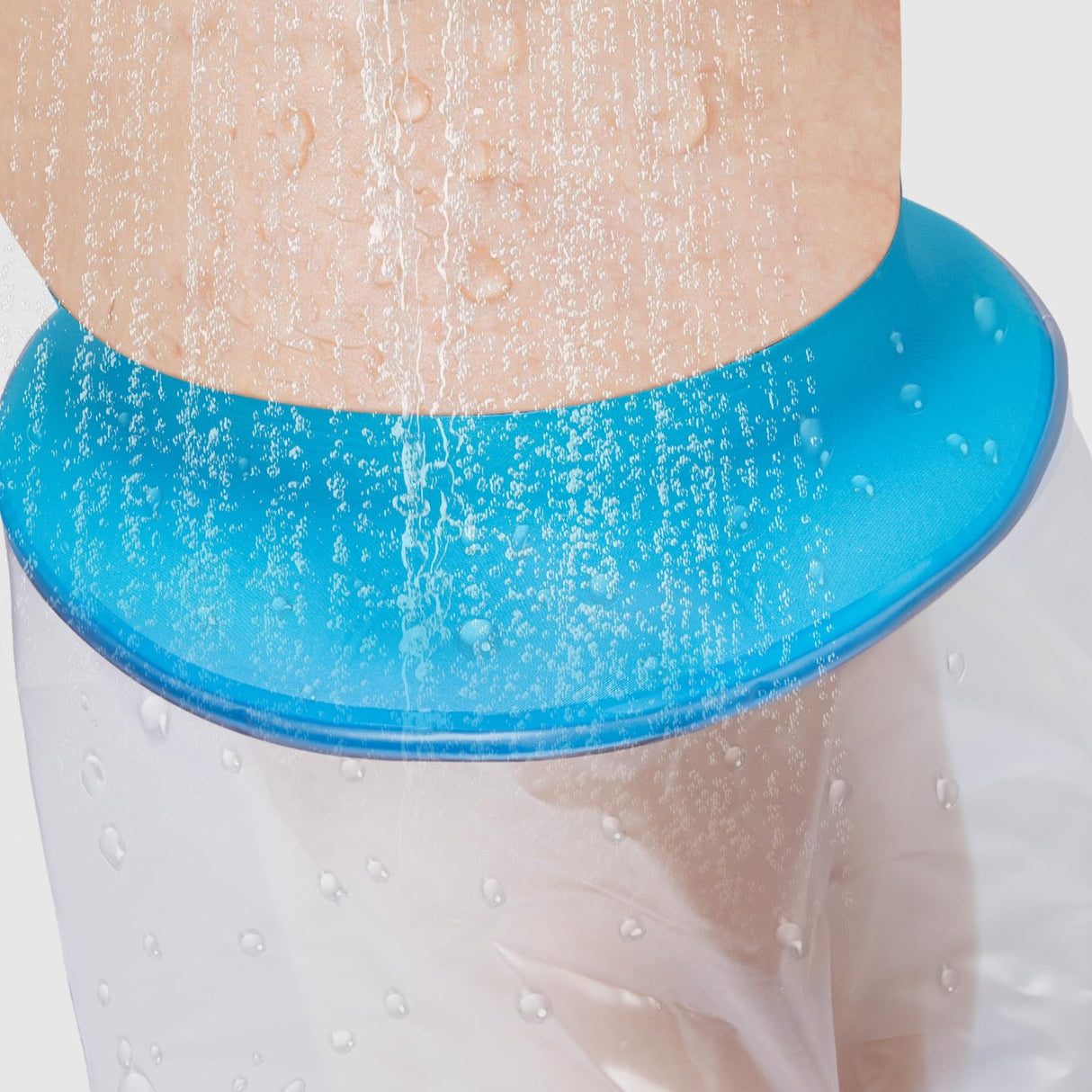 Asunby Leg Cast Covers for Shower Adult,Waterproof full Leg Cast Protector for Showering/Swimming,Reusable Elastic Cast Bag for Broken Knee Foot Ankle Burns Care Supplies, After Surgery Gifts