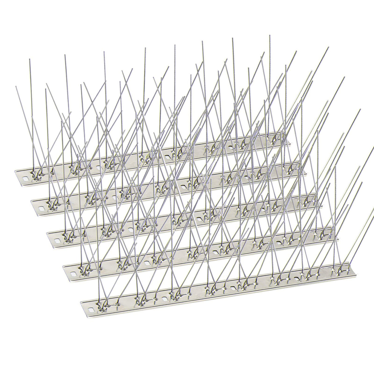 KKY 24 Pack Bird Spikes –13 inch Anti-Bird Nails Bird Repellent Metal Bird Deterant Spinners of Stainless Steel Bird Spikes for Pigeon and Other Small Birds 25.9 Ft…