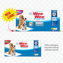 Load image into Gallery viewer, Four Paws Wee-Wee Superior Performance Unscented Extra-Large Pee Pads for Dogs & Puppies, Quilted Leak-Proof Dog Housebreaking Potty Training Floor Protection, 28" x 34", 40 Count