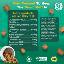 Load image into Gallery viewer, Doggie Dailies, Hip and Joint Supplement for Dogs, Glucosamine Chondroitin, Premium Hip and Joint Chews for Dogs All Breeds & Sizes, Dog Vitamins and Supplements, (Chicken) 225 Chews