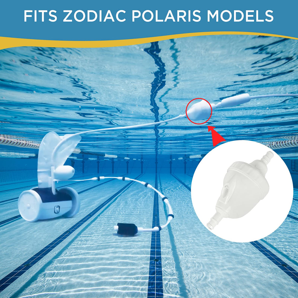 MAKHOON Upgraded G52 Backup Valve Replacement for Polaris Pool Cleaner Parts, Compatible with Polaris 180,280,380,480,3900 Pool Cleaner, The Valve Body has Been Reinforced,Longer Life Than Zodiac G52