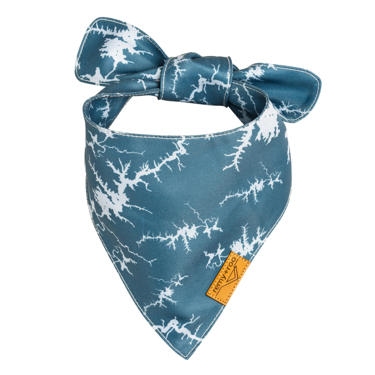 Remy+Roo Large Summer Dog Bandanas - 4 Pack Powell Set | Premium Durable Adjustable Polyester Fabric | Patented Shape Boy Dog Bandanas | Pack of Bandanas for Dogs