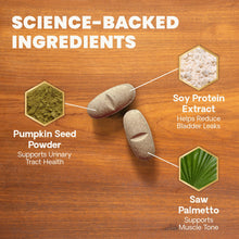 Load image into Gallery viewer, VetriScience Bladder Health Chewable Tablets, Bladder Strength Urinary Tract Supplement for Dogs, Reduce Urine Leakage and Overactive Bladder, With Soy Protein and Saw Palmetto, Smoke, 90 Count