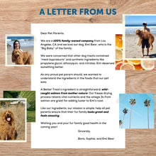 Load image into Gallery viewer, A Better Treat – Freeze Dried Salmon Dog Treats, Wild Caught, Single Ingredient | Natural High Value | Gluten Free, Grain Free, High Protein, Diabetic Friendly | Natural Fish Oil | Made in The USA