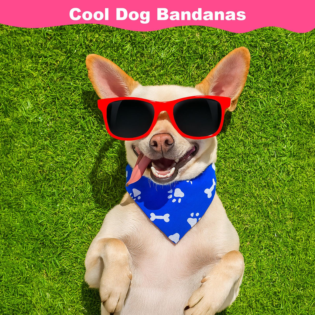 40 Pcs Plain Dog Bandanas Bulk Sublimation Heat Transfer Washable Adjustable Dog Scarf Triangle Scarf for Small Medium Large Pets, 20 Colors, 25.5"×16.5"