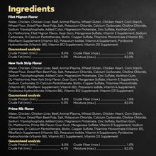 Load image into Gallery viewer, Cesar Filets in Gravy Adult Wet Dog Food Variety Pack, Filet Mignon, New York Strip and Prime Rib Flavors, 3.5 oz. Easy Peel Trays, Variety Pack, 24 Count