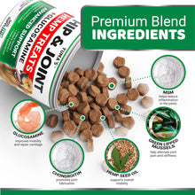 Load image into Gallery viewer, YUMA'S Hemp Hip and Joint Supplement for Dogs - Glucosamine for Dogs - 170 Joint Pain Relief Chews - Chondroitin, MSM - Hemp Oil - Advanced Canine Health Supplement - Mobility Support Treats