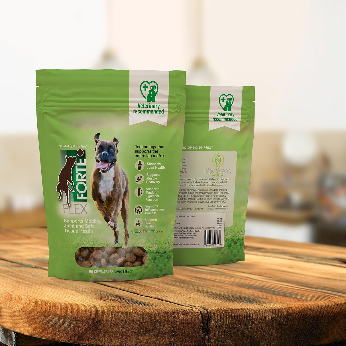 Forte Flex K9 Joint & Hip Supplement for Dogs – Hip Dysplasia, Joint Stiffness, Anti-Inflammatory & Mobility Support – Serrapeptase, Glucosamine, Chondroitin, Collagen & HA for Senior & Active Dogs