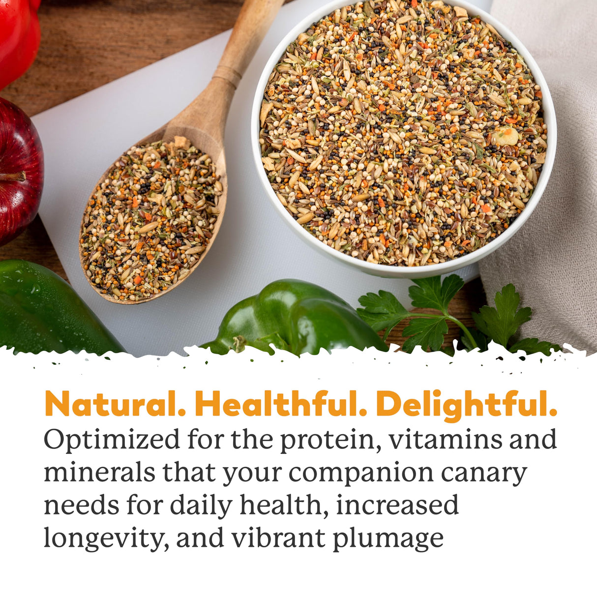 Dr. Harvey's Incredible Canary Blend, Natural Food for Canaries (4 pounds)