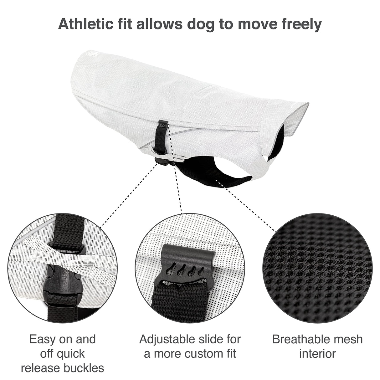Kurgo Halifax Rain Shell, Dog Raincoat, Waterproof Rain Jacket for Dogs, Pet Poncho, Reflective, Leash Opening, Quick Release Buckles (Slicker Yellow, Small)