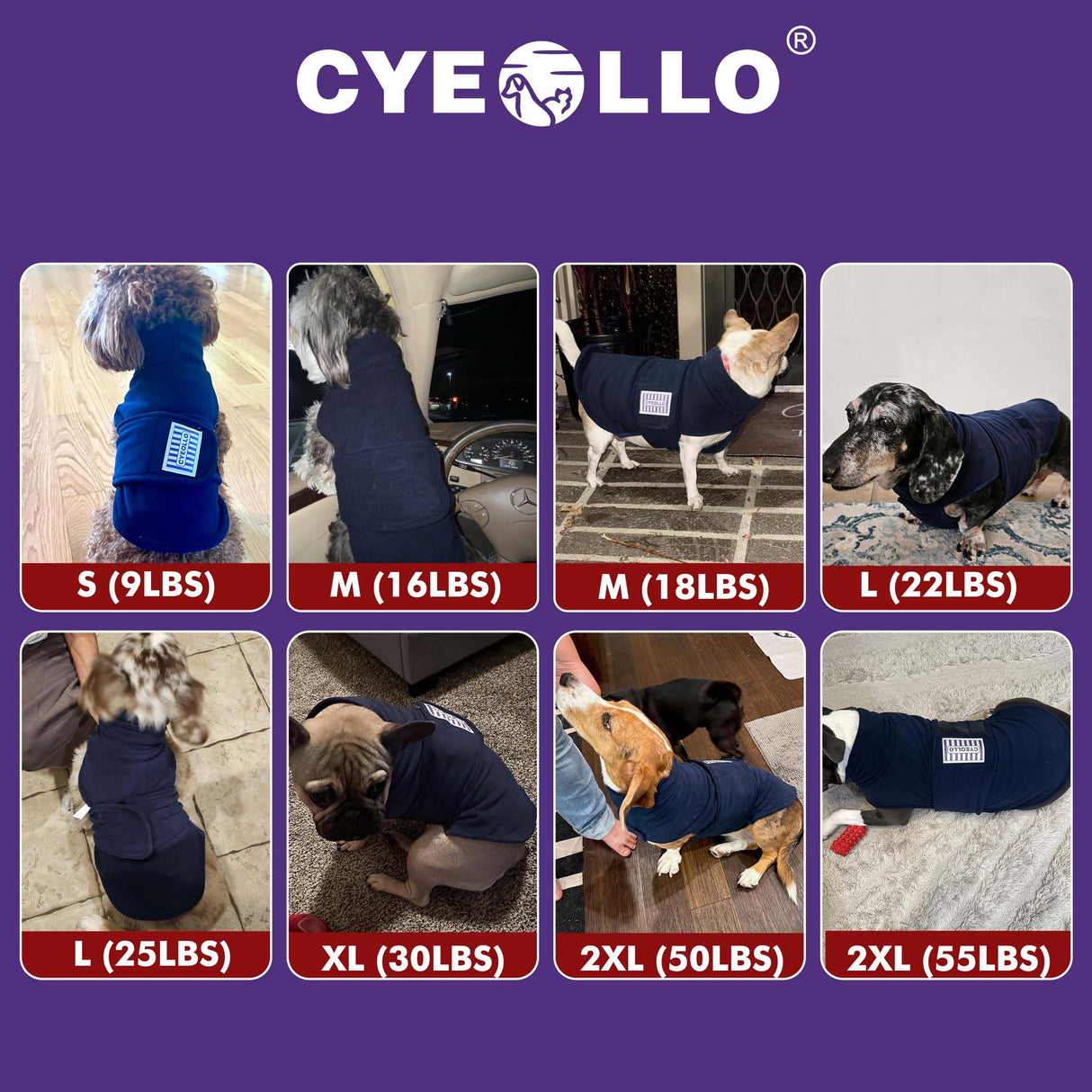 cyeollo Dog Anxiety Fleece Vest, Anxiety Relief Dog Jacket with Adjustable Belly Wrap, Soft Cozy Calming Shirt for Medium Dogs, Comfort Pet Clothes for Thunderstorms, Fireworks, Travel, Rose Red XL