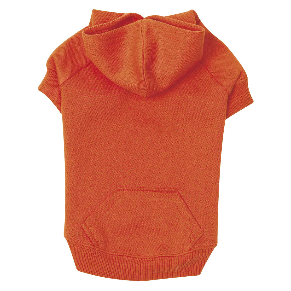 Zack & Zoey Basic Hoodie for Dogs, 8" X-Small, Vibrant Orange