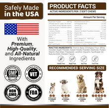 Load image into Gallery viewer, Turkey Tail Mushroom for Dogs - 170 Count - Mushroom Chews for Dogs Lipoma Lumps and Bumps - Immune Health, Digestive, Skin, Energy, Joint Vitamin Support Guard Buddy - Multivitamin Supplement