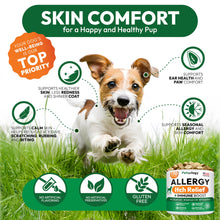 Load image into Gallery viewer, Dog Allergy Relief Chews - 170 Dog Allergy Chews - Itch Relief for Dogs - Omega 3 Fish Oil, Probiotics For Itchy Skin & Hot Spots Allergies, Paw Licking, Dry Skin & Coat Supplement - Beef Liver Flavor