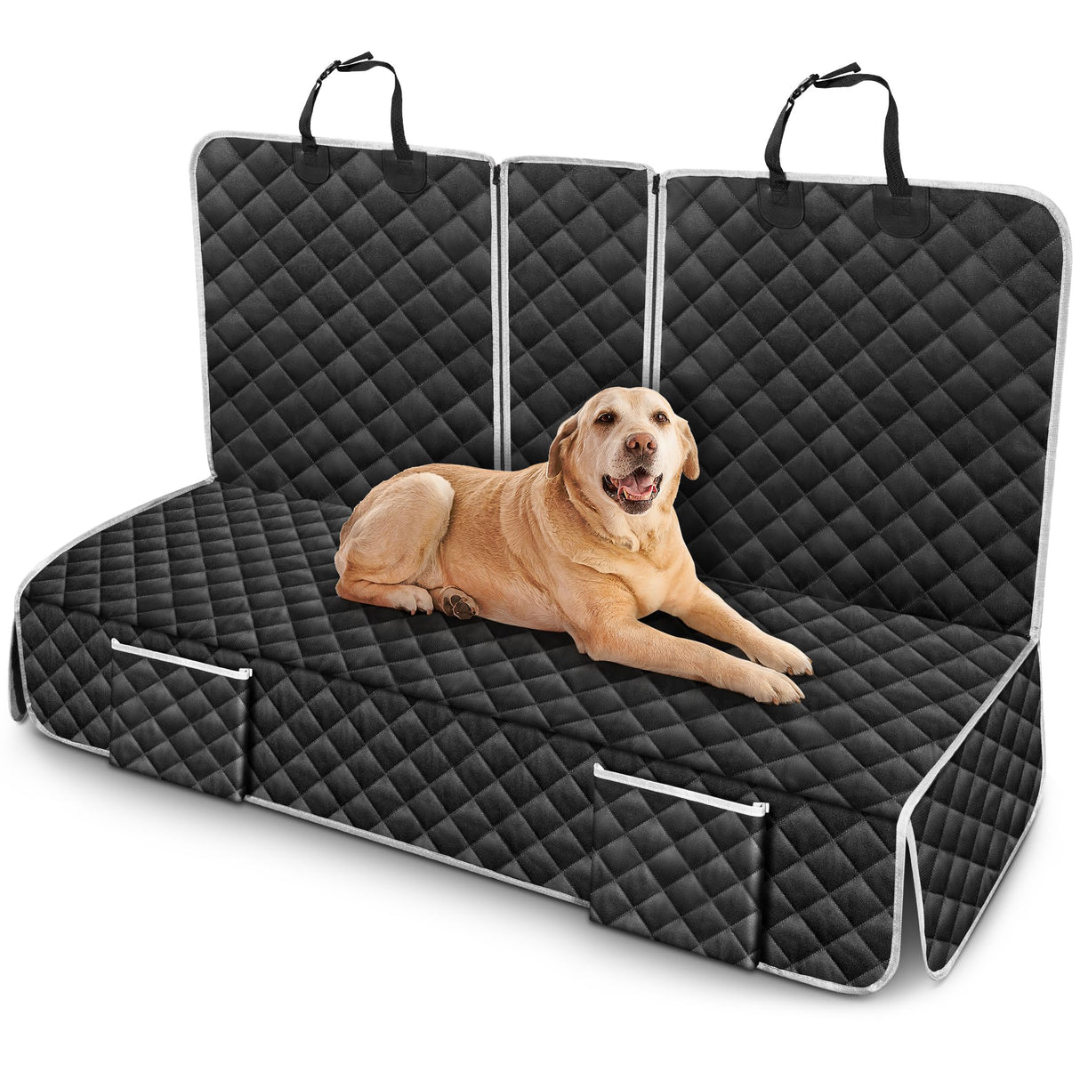 szyuchen Dog Car Seat Cover Compatible with Ford Bronco Escape Edge Ecosport Fusion 4 Door Back Seat Accessories, Waterproof Pet Bench Backseat Covers with Non-Slip Backing - 2026 New