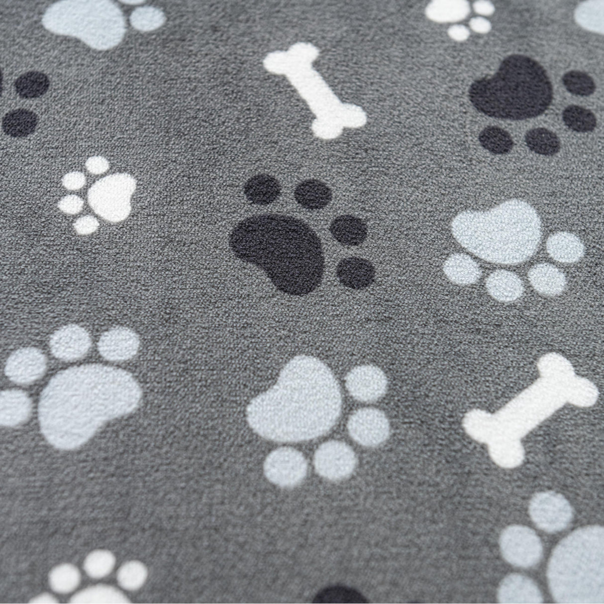 AIWEK Dog Blanket Paw Bone Pattern 1 Pack 3 Colorful 40"*30" Super Soft Warm Flannel Sofa Cover Car Bed Protector, Urine Proof Washable Outdoor Pet Blanket for Puppy Large Dogs & Cats
