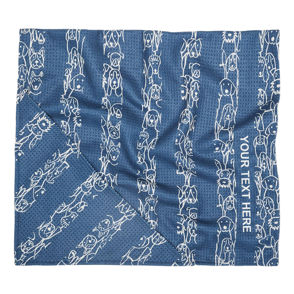 Dock & Bay Pet Towel - Super Absorbent & Quick Drying Dog Towels with Bag - 100% Recycled - Puppy Party, Medium (90x50cm, 35x19)