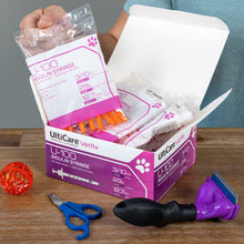 Load image into Gallery viewer, UltiCare VetRx U-100 Pet Insulin Syringes, Comfortable and Accurate Dosing of Insulin for Pets, Compatible with Any U-100 Strength Insulin, Size: 3/10cc, 29G x 1/2’’, 100 ct Box