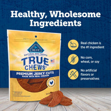 Load image into Gallery viewer, Blue Buffalo True Chews Premium Jerky Cuts Natural Dog Treats, Chicken 32 oz bag