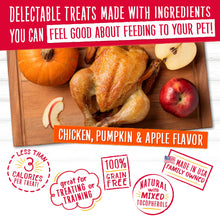 Load image into Gallery viewer, Charlee Bear Dogs Training Treat and Snack, Crunchy Low Calorie Grain Free Dog Treats, Made in USA, Best for Small and Medium Breeds, Great for Puppy Training Treats, 3 Flavor Variety Pack, 8oz Each