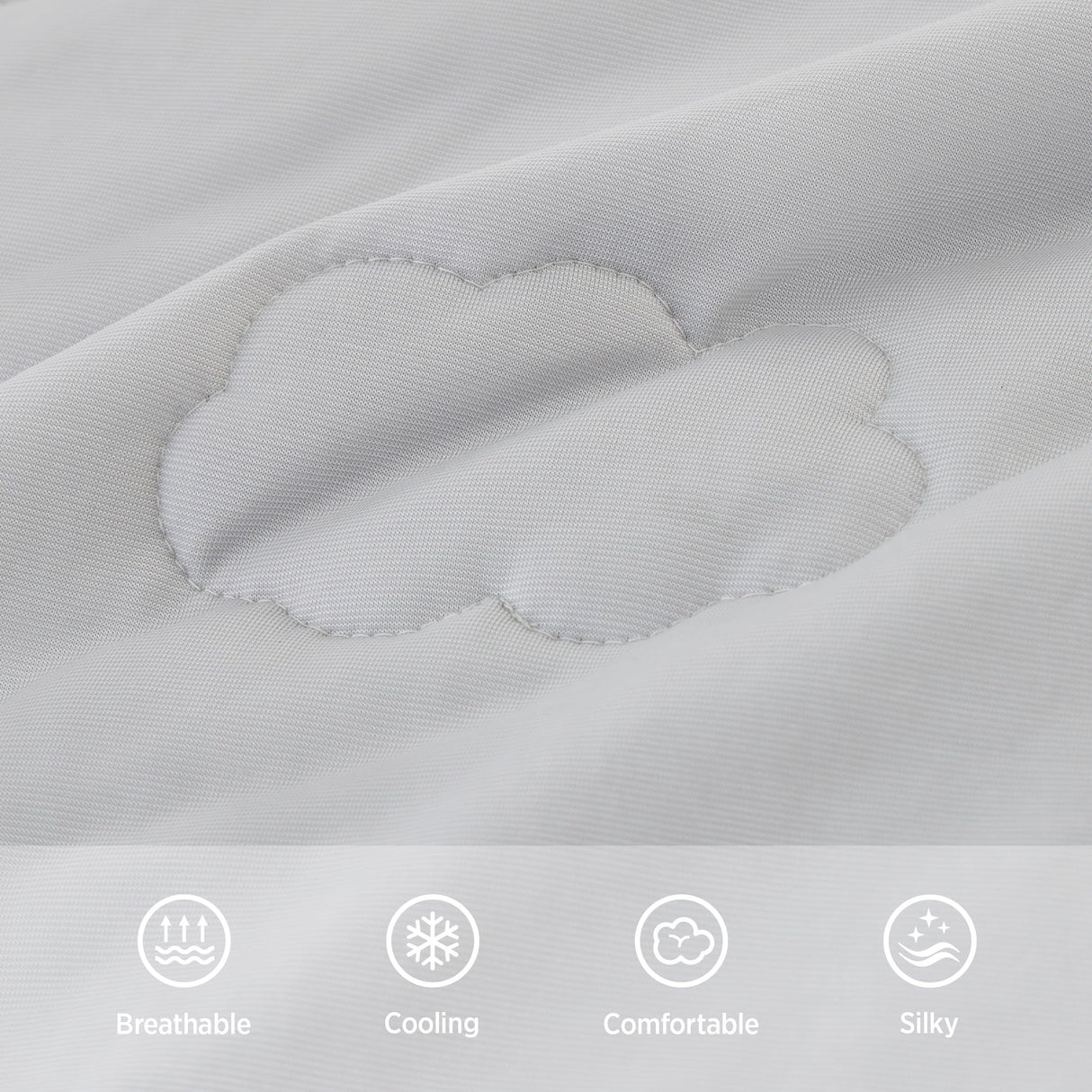 LE SURE Premium Cooling Blanket for Small Dogs Washable - Breathable Pet Throw Blanket with Q-MAX>0.4 for Summer,Soft Cat Cooling Mat, Furniture Protector Couch Sofa,Grey, 25x35