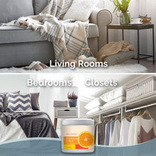 Load image into Gallery viewer, SMELLS BEGONE Air Freshener Odor Absorber Gel - 15 oz, Pack of 2 - Absorbs and Eliminates Odor in Pet Areas, Bathrooms, Cars, & Boats - Made with Essential Oils - Energizing Citrus Scent