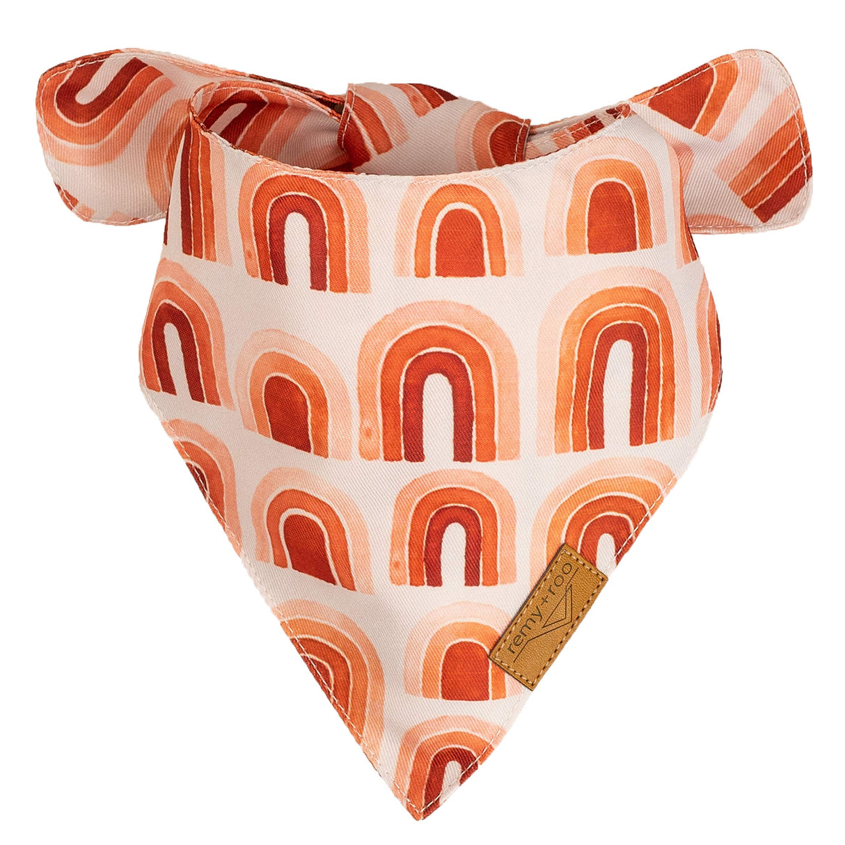 Remy+Roo Small Spring Bandanas - 4 Pack Rubi Set | Premium Durable Adjustable Polyester Fabric | Patented Shape Girl Dog Bandana, Floral Dog Bandana