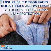 Load image into Gallery viewer, Hartz Comfitables Disposable Male Dog Wraps with Stretchy Waistband, Medium 36 Count