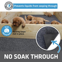 Load image into Gallery viewer, Drymate Whelping Box Liner Mat, Machine Washable, Super Absorbent, Waterproof, Quick Dry, Slip-Resistant, Reusable Dog Puppy Pee Pads for Training, Housebreaking, Incontinence, Crate (USA Made)(48x50)