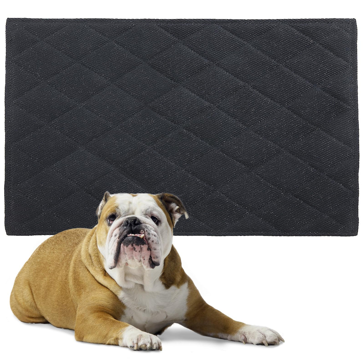 HOMBYS Chew Proof Dog Crate Pad Mat, 22"x35" Indestructible Kennel Pad for Aggressive Chewers, Durable and Water Resistant Teething Puppy Crate Mats for Dogs Cages