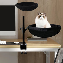 Load image into Gallery viewer, Cat Bed for Desk Modern with 2 Washable Mat for Furniture Living Room Indoor Desk Mount Perch 360 Degree Rotatable Indoor Cats