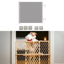 Load image into Gallery viewer, Retractable Dog Gate Prevent Your Dogs Cats from Jumping over for Deck Patio Mesh Baby Gate Mesh Dog Gate for Doorways Stairs