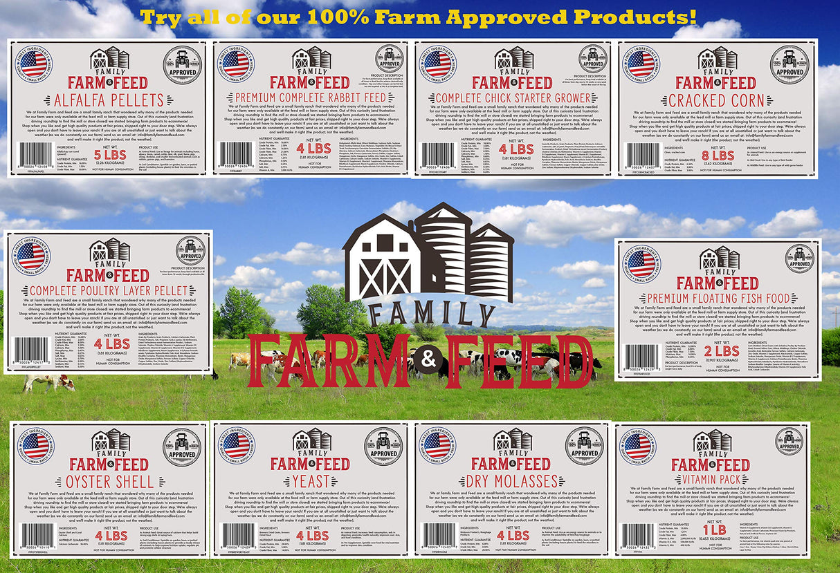 FAMILY FARM AND FEED | Brewers Yeast | Animal and Pet | Young and Adult | Granular | 4 Pounds