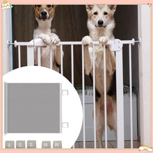 Load image into Gallery viewer, Retractable Dog Gate Prevent Your Dogs Cats from Jumping over for Deck Patio Mesh Baby Gate Mesh Dog Gate for Doorways Stairs