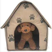 Load image into Gallery viewer, Detachable Folding Small Footprints Pet House Pet Dog Mat Portable Dog Footprint House Warm And Comfortable
