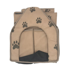 Load image into Gallery viewer, Detachable Folding Small Footprints Pet House Pet Dog Mat Portable Dog Footprint House Warm And Comfortable